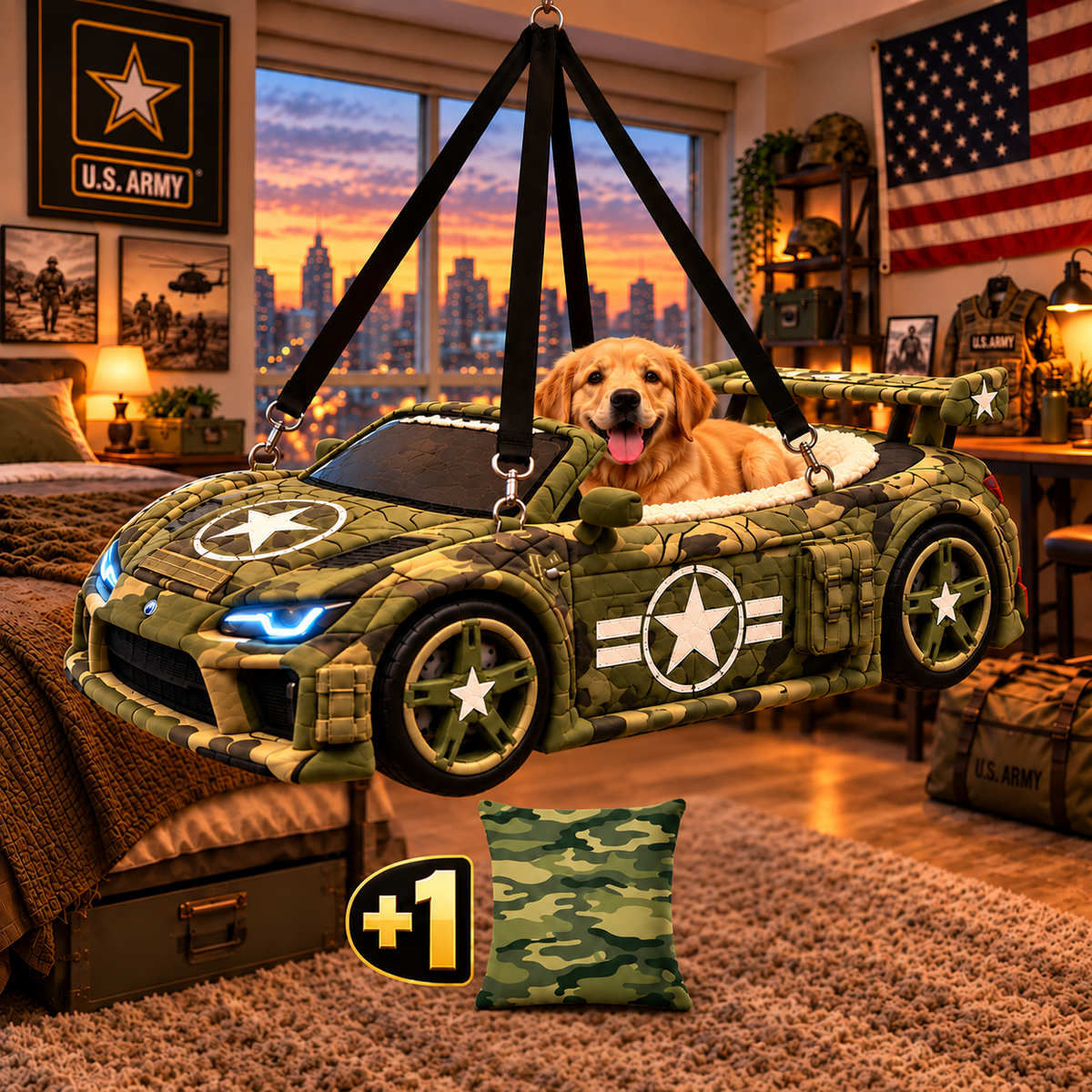 Army Pet Pillow
