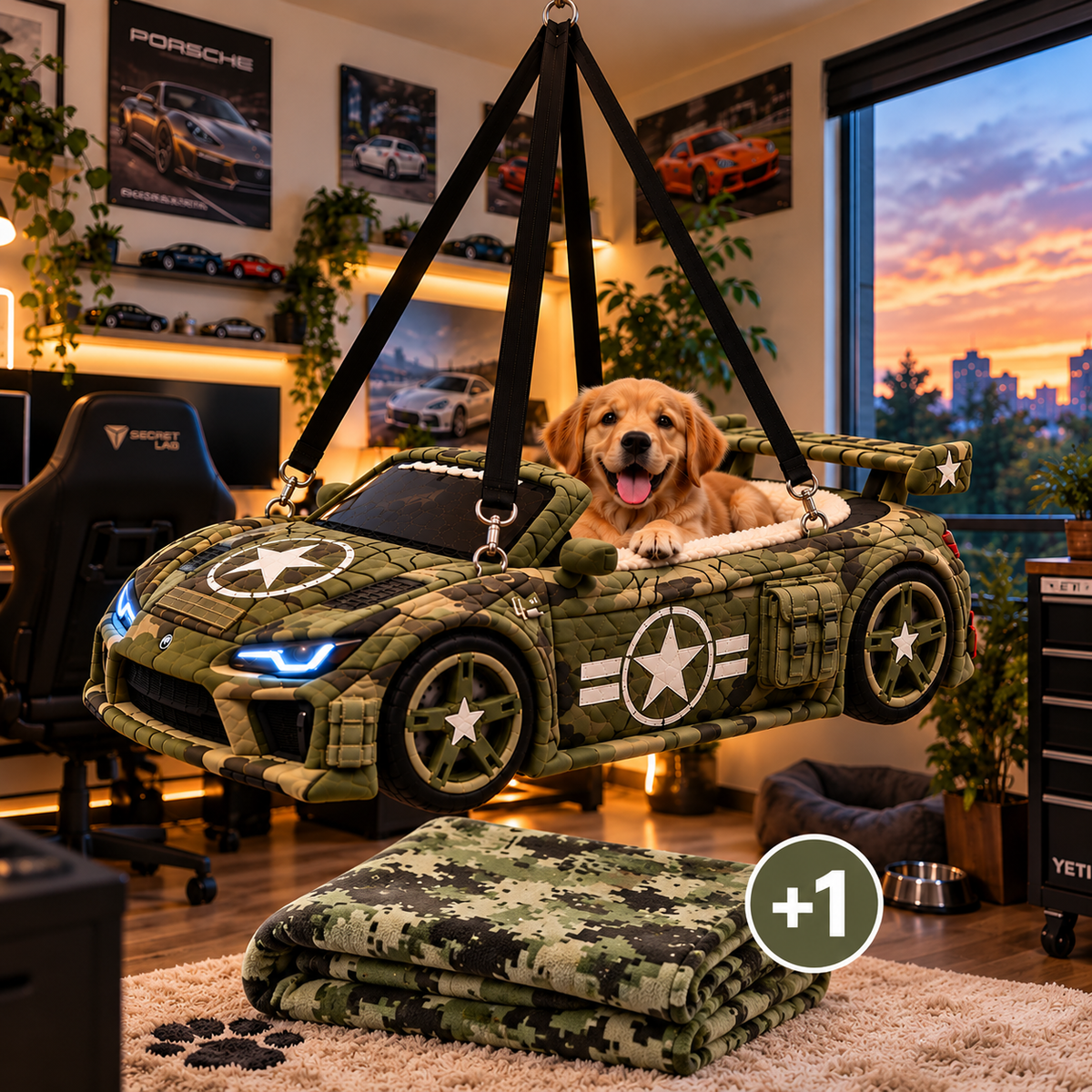 Army Pet Blanket